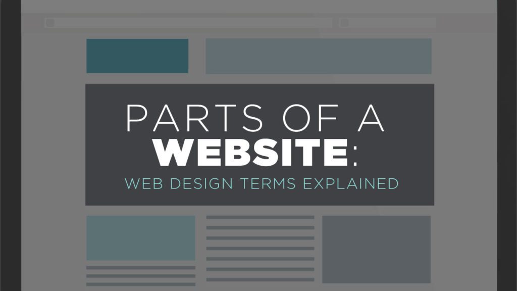 Common website terms website designer & website developers use